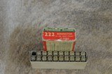 Remington Klean Bore 222 Rem Circa 1946-1960 50gr Soft Point 19 Rounds - 5 of 6