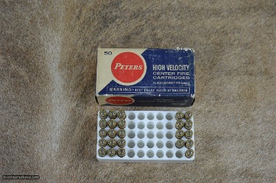 Peters Cartridge Division High Velocity 30 Carbine Circa 1962-1968 110gr. Soft Points 24-Rounds