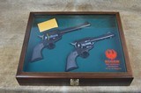 Ruger New Model Blackhawk 50th Anniversary Set 357 Magnum & 44 Magnum Matching Serial Numbers- Presentation Case , NEW IN BOX Condition