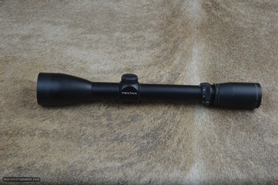 Pentax Lightseeker Rifle Scope 3-9x40 Plex Reticle, Made in USA by Burris, Matte Black Finish - Super Clear Optics