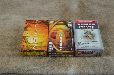 Federal & Winchester 35 Whelen Ammo - 200 gr Fusion & 200gr SP - 60 Rounds