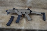 CZ Scorpion Evo 3 S1 9mm with Folding Pistol Brace - Flat Dark Earth - 7 3/4