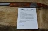 American Iconic Artist-Engraver Winston Churchill's Browning Superposed Pigeon Grade 12ga w/ Signed Letter, Funken Engraved & Double Signed - 15 of 19