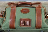 Orvis Leather & Canvas 3 Piece Set - Range Bag, Shotgun Case & Carry/Travel Bag. American or European Quality. They don't make it like this anymore - 13 of 20