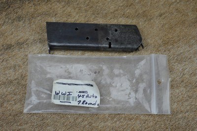 Vintage Colt US Army 1911 Govt Model Two Tone Magazine - WWI Era- 45 ACP - Nice overall, no rust