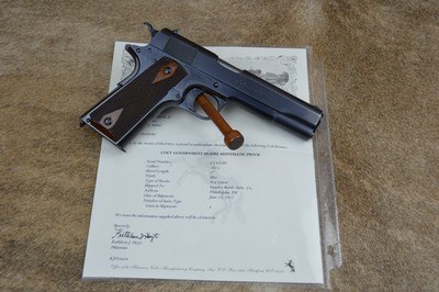 Colt 1911 45 ACP Commercial Pre-War Mfg.1922 with Colt Letter - 100% Original - Excellent Condition - Image 3 of 20