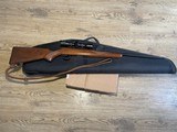 Left Hand CZ 452 American .22 rifle w/ 6x Primary Arms scope & accessories - 1 of 10