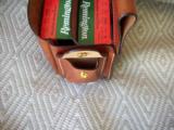 Leather Basketweave Double Trap Shooting Pouch.Sporting clays or Skeet. USA - 7 of 8