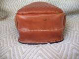 Leather Basketweave Double Trap Shooting Pouch.Sporting clays or Skeet. USA - 5 of 8