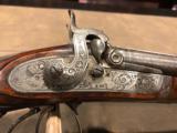 Engraved, high condition Bavarian percussion double rifle - 2 of 13