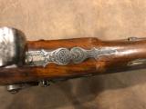 Engraved, high condition Bavarian percussion double rifle - 11 of 13