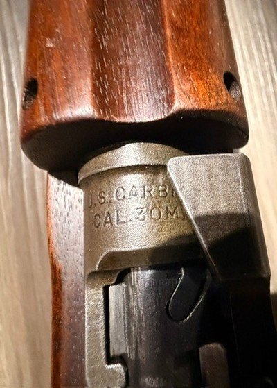 M1 Carbine IBM Stamped Barrel/Receiver, 2 Mags, Bag - Authentic - Image 11 of 15