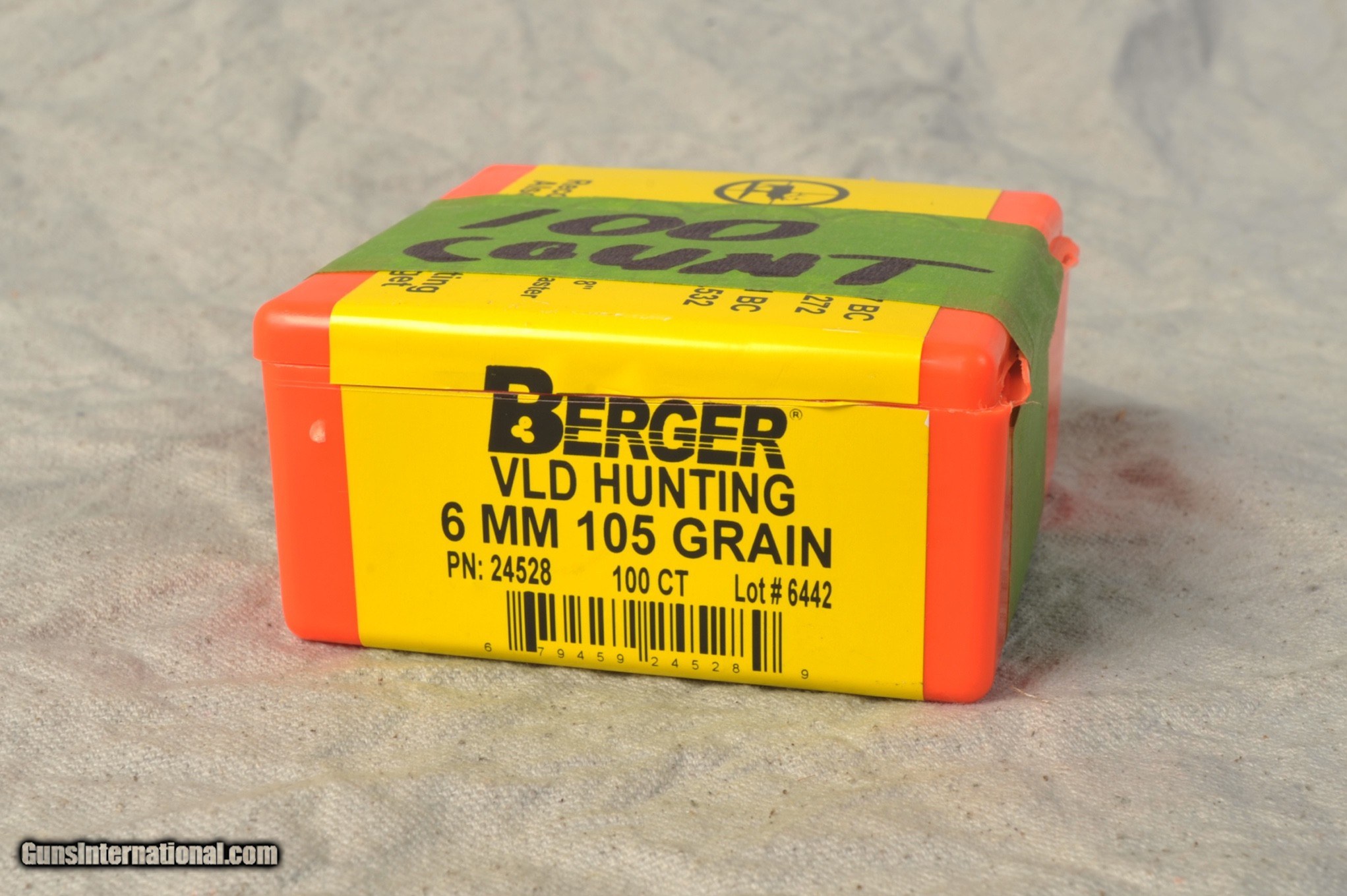 Berger 6 mm (.243), 105 grain VLD bullets
