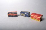 Three boxes of .22 ammunition