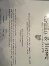 W&C. ScottDouble Rifle in 30-06 Caliber. Like New Original Condition, Cased in Trunk case, with Provenance - 18 of 20