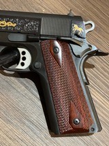 New in Box Rare Colt Custom Shop Premier Edition 1911 Blued Factory Engraved with Gold Inlays Lew Horton 1of 750 Complete Paperwork 2 Mags Box Shipper - 9 of 15