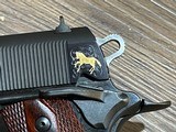 New in Box Rare Colt Custom Shop Premier Edition 1911 Blued Factory Engraved with Gold Inlays Lew Horton 1of 750 Complete Paperwork 2 Mags Box Shipper - 5 of 15