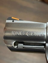 Rare Hard to Find Colt King Cobra 2 1/2 inch 2.5 in Revolver w/ Original Box Docs Hang Tag Stainless Steel Snub Complete Excellent Condition Revolver - 6 of 15