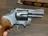 Rare Hard to Find Colt King Cobra 2 1/2 inch 2.5 in Revolver w/ Original Box Docs Hang Tag Stainless Steel Snub Complete Excellent Condition Revolver - 3 of 15