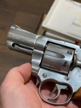 Rare Hard to Find Colt King Cobra 2 1/2 inch 2.5 in Revolver w/ Original Box Docs Hang Tag Stainless Steel Snub Complete Excellent Condition Revolver - 10 of 15