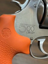 Rare New In Case S&W Smith & Wesson 500 ES Revolver Emergency Survival Bear Attack Kit w/ Knife & Extras Pelican Case Blaze Orange Grips Hard to Find - 2 of 15