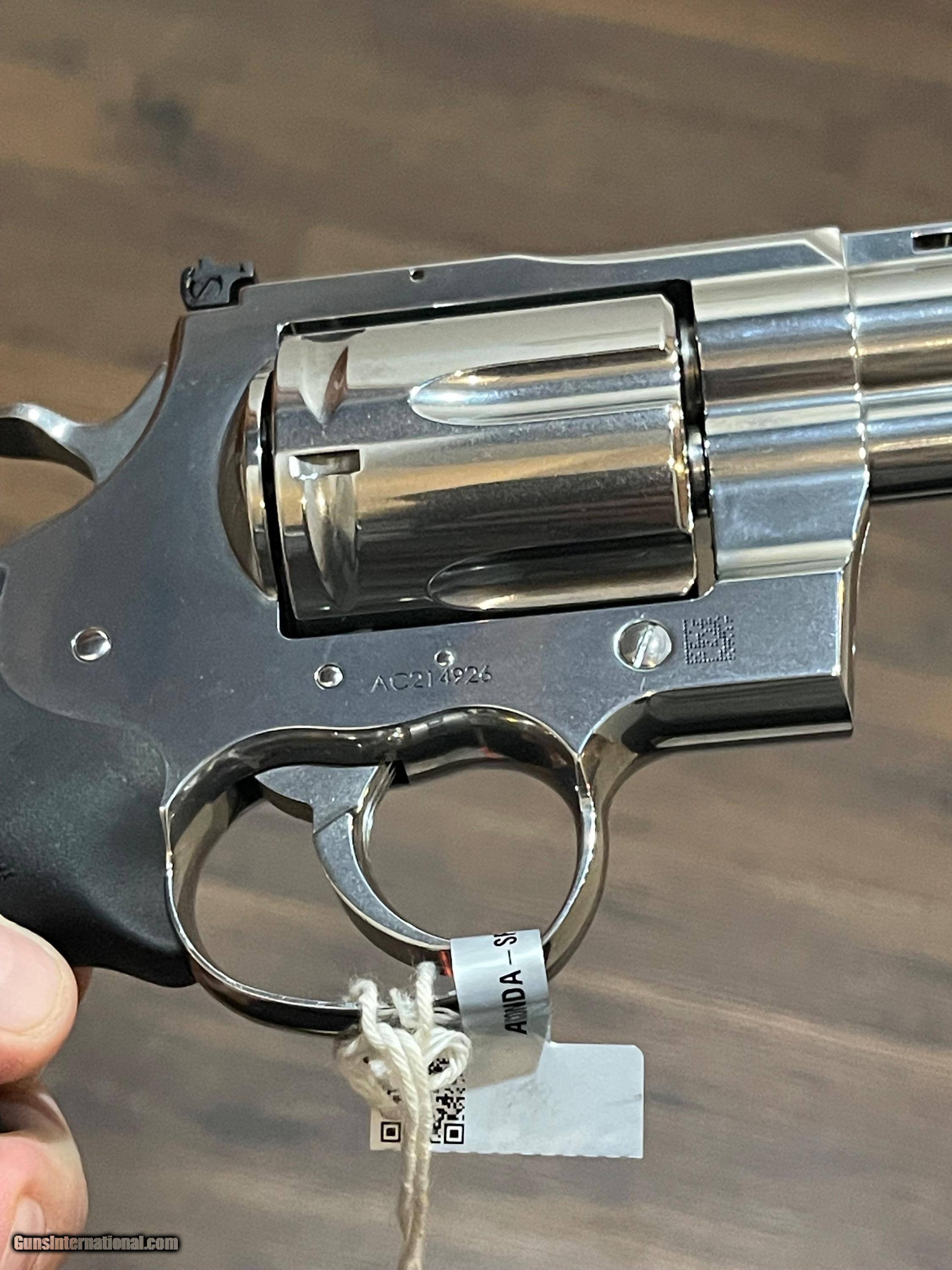 COLT ANACONDA 8” 44mag FULL COVERAGE DEEP ENGRAVED - SK Guns
