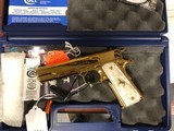 COLT 1911 38 SUPER LEW HORTON EXC GOLD PVD LIMITED - 3 of 4