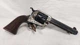 USED PIETTA/EMF 1873 GREAT WESTERN II DLX ALCHIMISTA III .45 COLT (ONE OF TWO) - 4 of 7