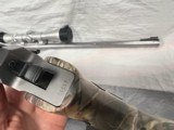 USED THOMPSON CENTER ENCORE 12 GA & 460 S&W STAINLESS CAMO LEUPOLD - 2 of 6