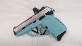 USED SCCY CPX-1 OPTIC TEAL 9MM
