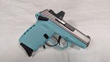 USED SCCY CPX-1 OPTIC TEAL 9MM - 2 of 3