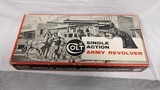 USED COLT SINGLE ACTION ARMY 2ND GEN. 1967 W/ BOX & LETTER .45 LC - 13 of 14