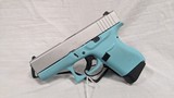 USED GLOCK 43 ROBIN EGG BLUE 9MM - 1 of 2