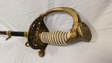 USN MODEL 1852 OFFICER'S DRESS SWORD WITH NAME - 12 of 20