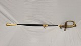 USN MODEL 1852 OFFICER'S DRESS SWORD WITH NAME - 7 of 20