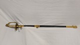 USN MODEL 1852 OFFICER'S DRESS SWORD WITH NAME - 13 of 20