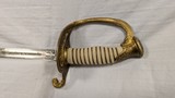 USN MODEL 1852 OFFICER'S DRESS SWORD WITH NAME - 2 of 20
