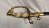 USN MODEL 1852 OFFICER'S DRESS SWORD WITH NAME - 14 of 20