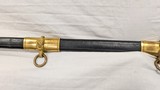 USN MODEL 1852 OFFICER'S DRESS SWORD WITH NAME - 9 of 20