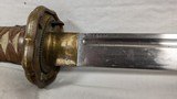 WWII JAPANESE NCO SWORD W/ CERTIFICATE OF AUTH. - 12 of 14