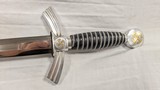 1ST MODEL LUFTWAFFE OFFICER'S DAGGER WITH CHAIN W/ LETTER OF AUTH. - 9 of 10