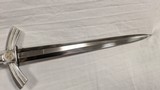 1ST MODEL LUFTWAFFE OFFICER'S DAGGER WITH CHAIN W/ LETTER OF AUTH. - 6 of 10