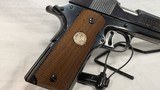 USED COLT 1911 GOLD CUP NATIONAL MATCH 1871-1971 NRA CENTENNIAL .45 ACP - 2 of 11