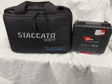 Staccato C X SER 9MM 17rd Trijicon RMRCC 5 Mags & Holster New - 2 of 14