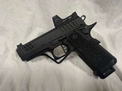 Staccato C X SRT 9MM 17rd Trijicon RMRCC 5 Mags & Holster New