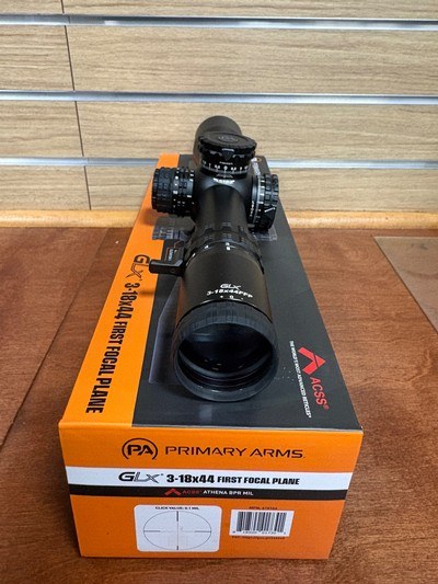 Primary Arms GLX 3-18X44 FFP ATHENA - Image 1 of 1