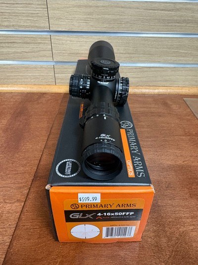 Primary Arms GLX 4-16X50FFP APOLLO - Image 1 of 1