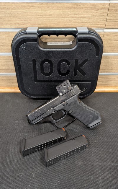 GLOCK 45 GEN. 6 - AIMPOINT COA - 9MM - BLUE LABEL