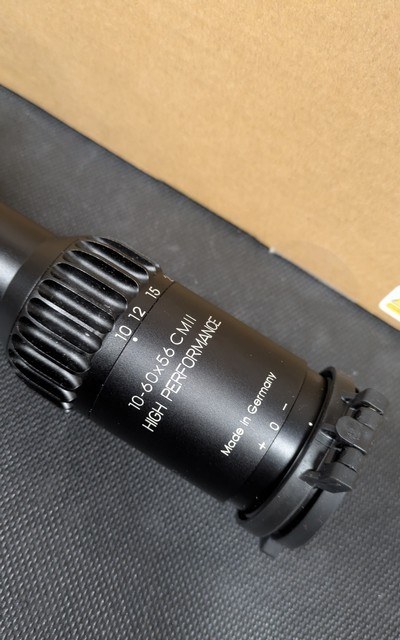 SCHMIDT & BENDER 10-60X56 CMII HIGH PERFORMANCE MRAD SCOPE - Image 2 of 6