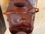 Vintage Leather Shotgun Sleeve and Ammo Range Bag - 15 of 15